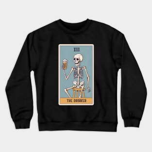 The Drinker Tarot Card Crewneck Sweatshirt